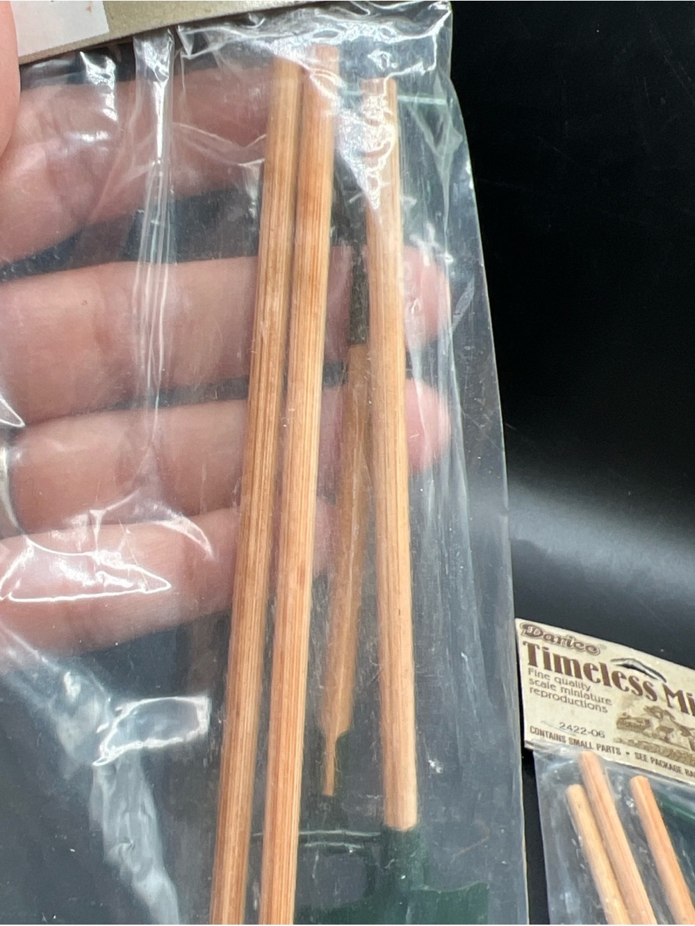 Darice Timeless Minis 2422-06 Dollhouse Miniature Wooden Handle Garden Hand Tool - Picture 5 of 7